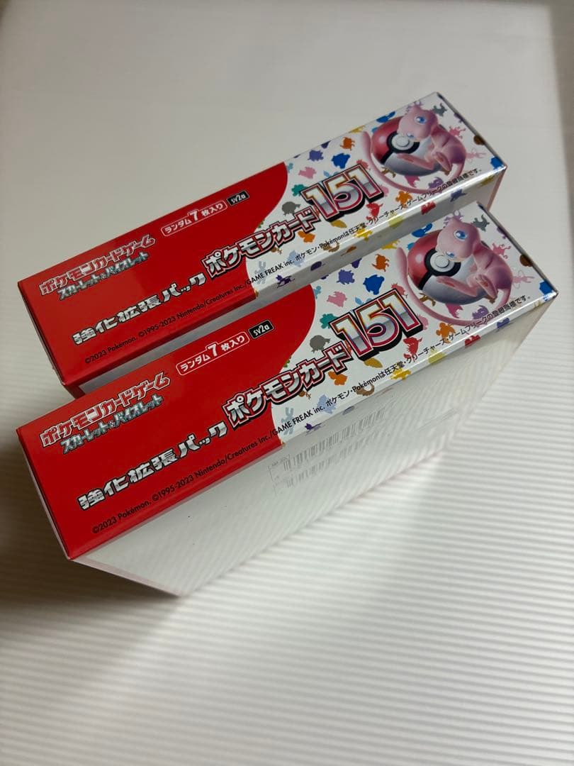 ポケモンカード151 シュリンク付き ２BOX 新品未使用