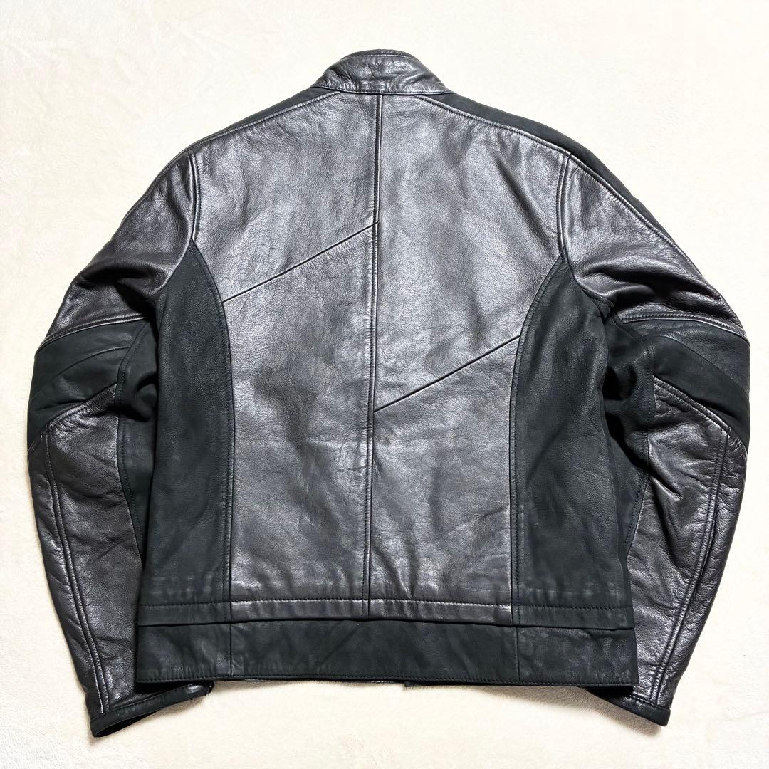 【美品】DENHAM☆レザージャケット☆牛革☆ブラック☆Mサイズ☆