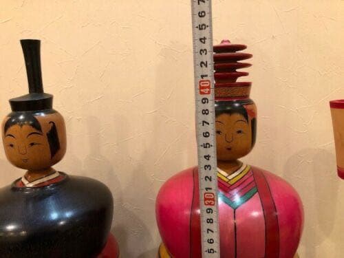 雛人形こけし　創作こけし　陣野原幸紀　大型こけし