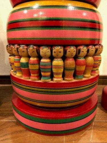 雛人形こけし　創作こけし　陣野原幸紀　大型こけし