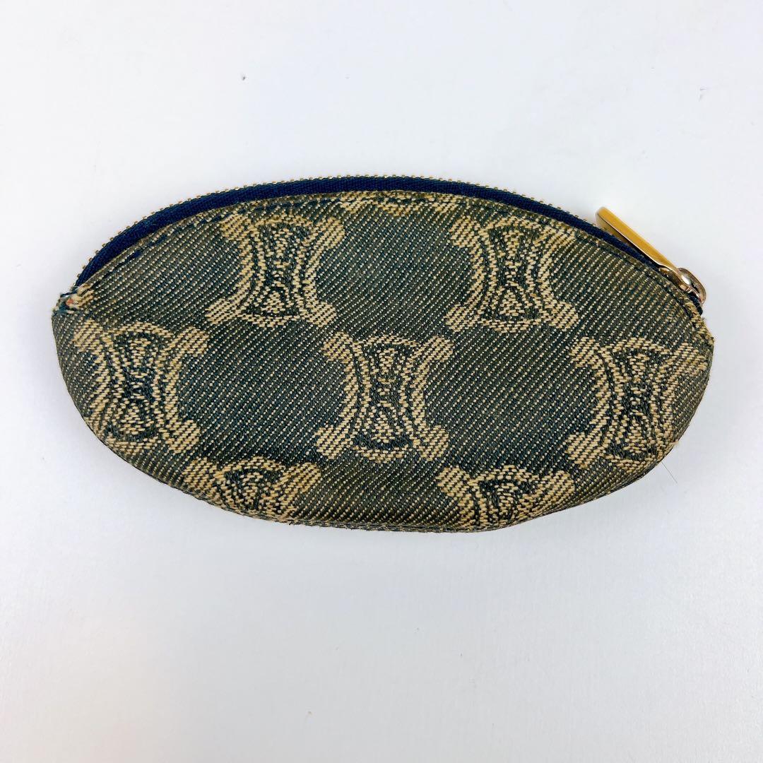 超希少✨ セリーヌ ケース トリオンフ マカダム デニム ブラウン