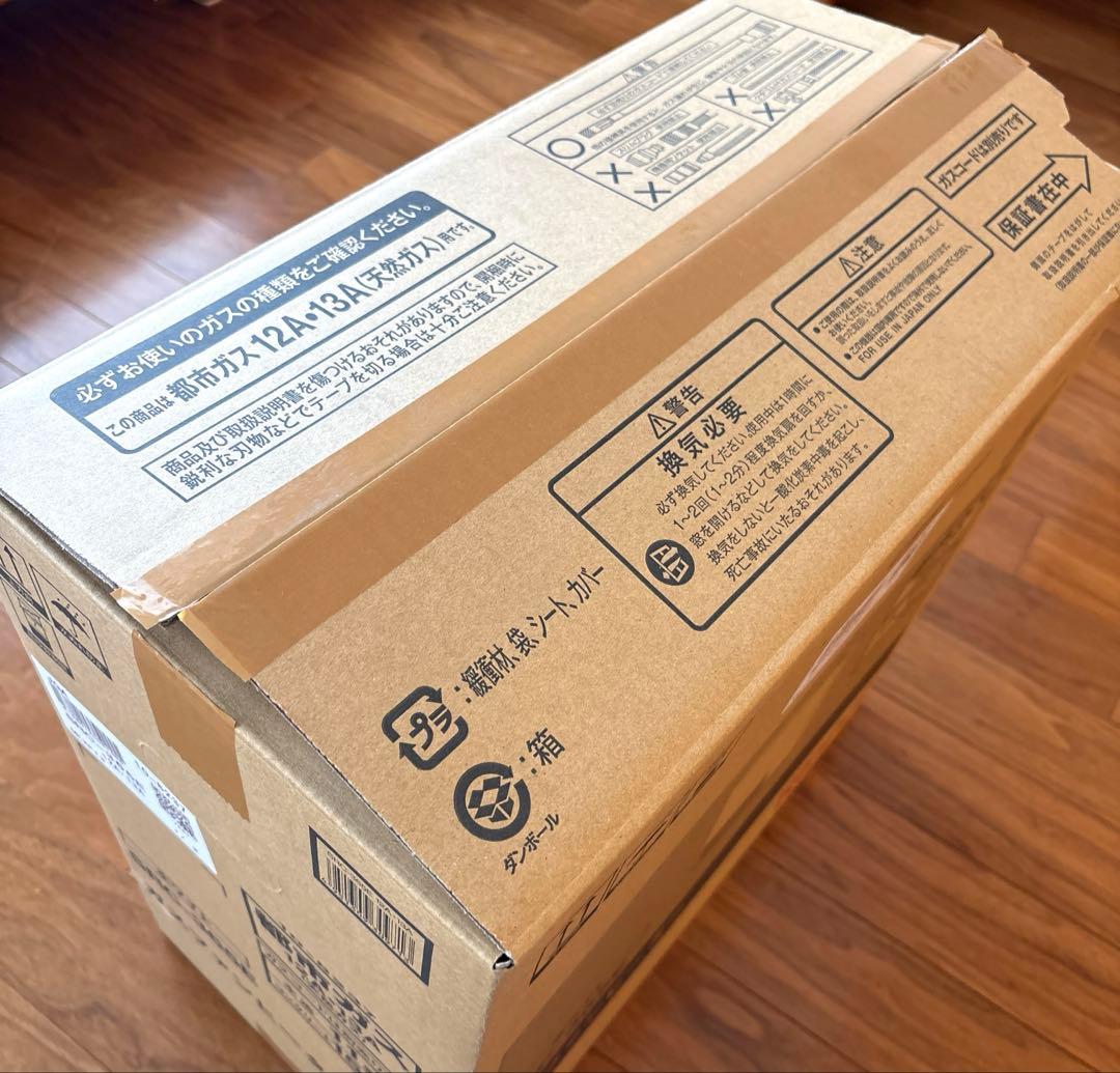 未使用品 リンナイ ガスファンヒーター 都市ガスSRC-365E