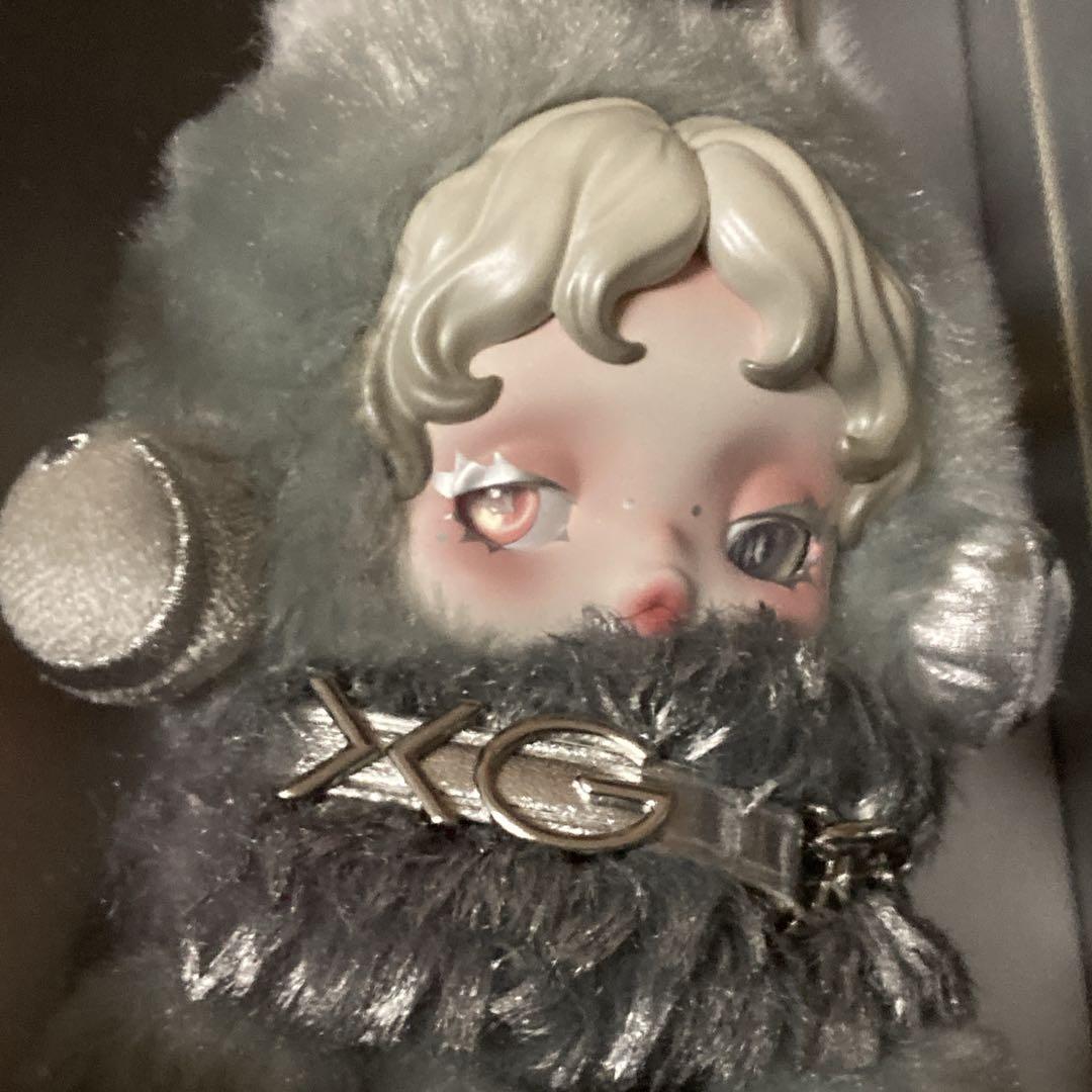 XG Skull Panda ぬいぐるみキーホルダー