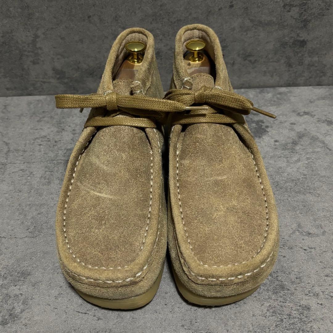 極美品　クラークス　ワラビー　スエード　ベージュ　本革　1765