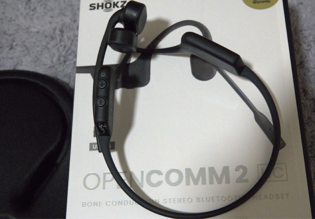 SHOKZ OpenComm2 UC 骨伝導ヘッドセット