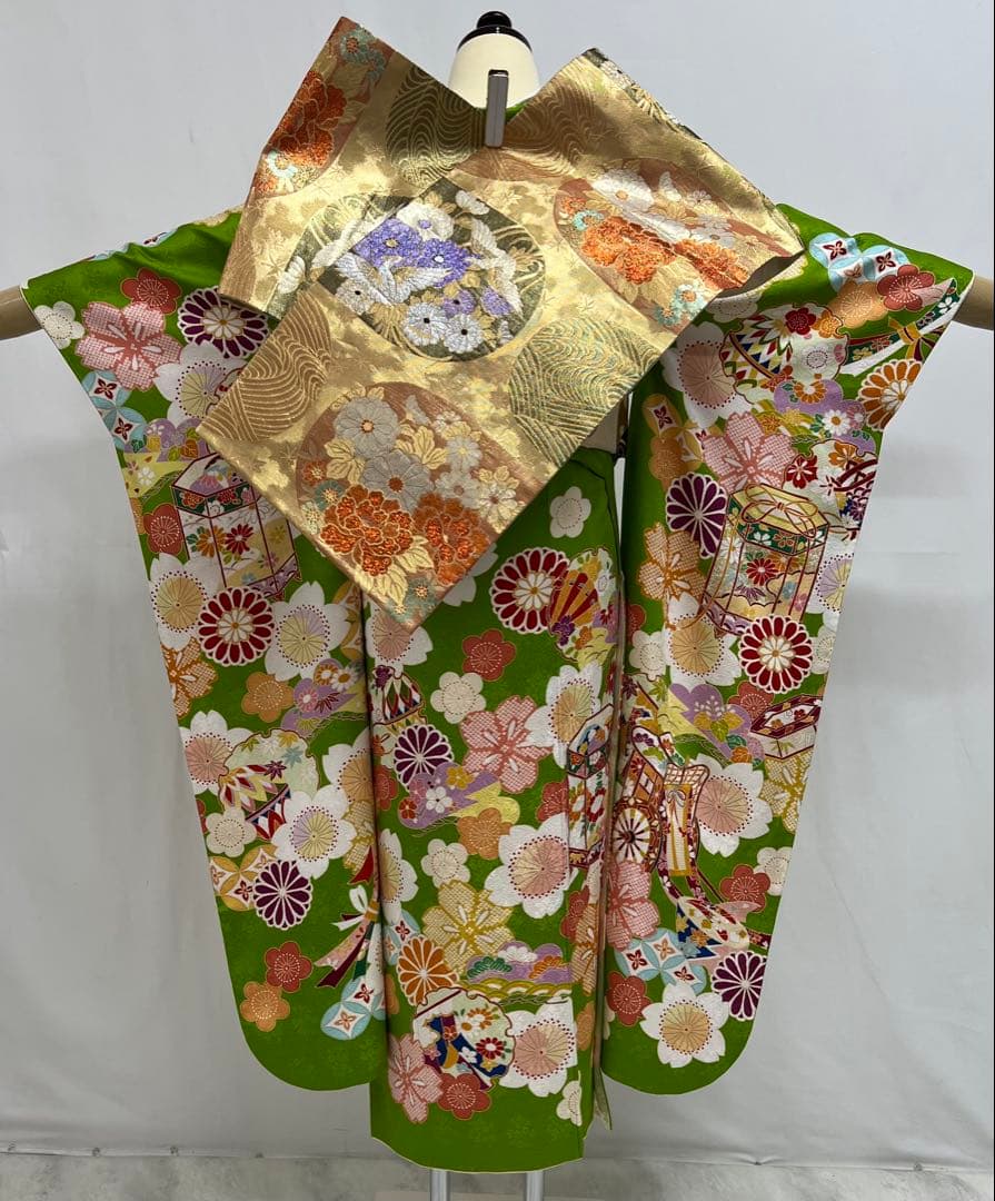 振り袖　フルセット　別誂長襦袢付　金彩　セット　ガード加工　刺繍　531