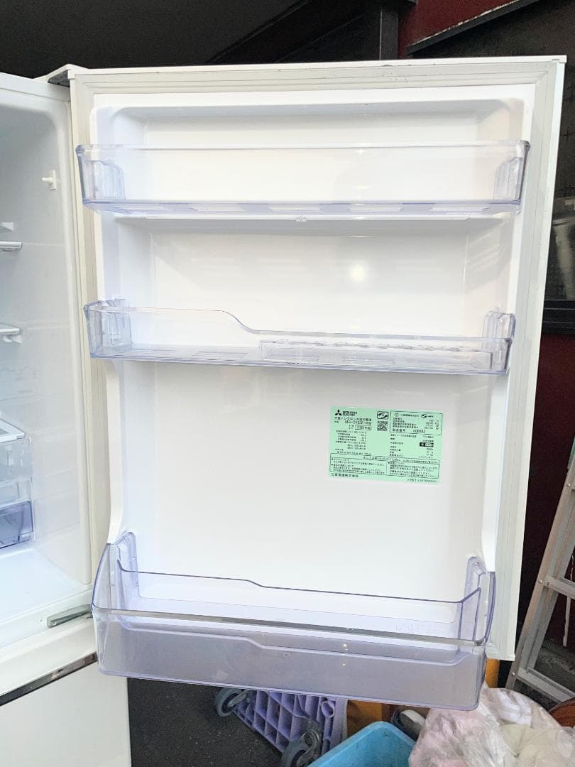 2020年製 三菱 ノンフロン冷凍冷蔵庫 3ドア 330L MR-CX33E-W