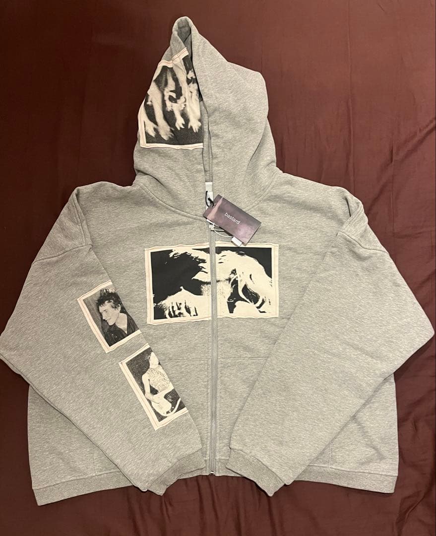 bastard グレー フード付きパーカー ENHYPEN ニキ着用