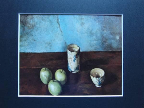 岸田　劉生、静物、希少・画集画、新品額装付