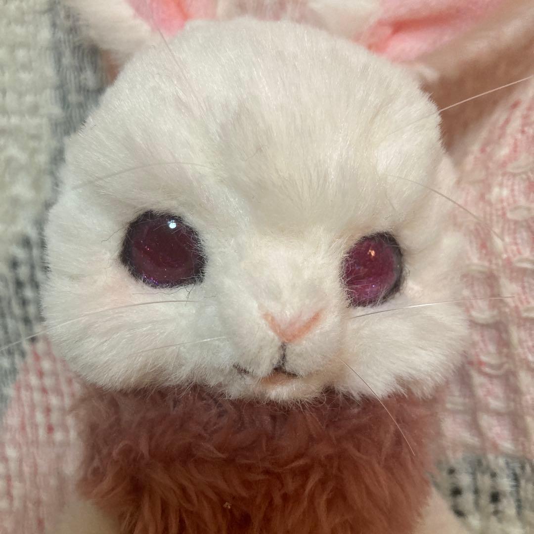 ぬいぐるみ作家　作家名不明　兎　アートドール　ぬいぐるみ　中古品