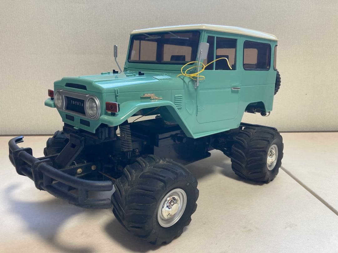 通電確認済みランクル40アオシマ文化教材社ラジコン