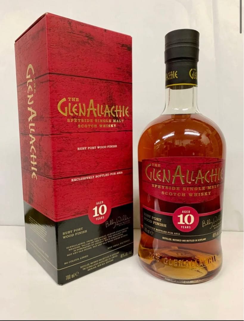 グレンアラヒー10年　ルビーポートウッドフィニッシュ　48％　700ml