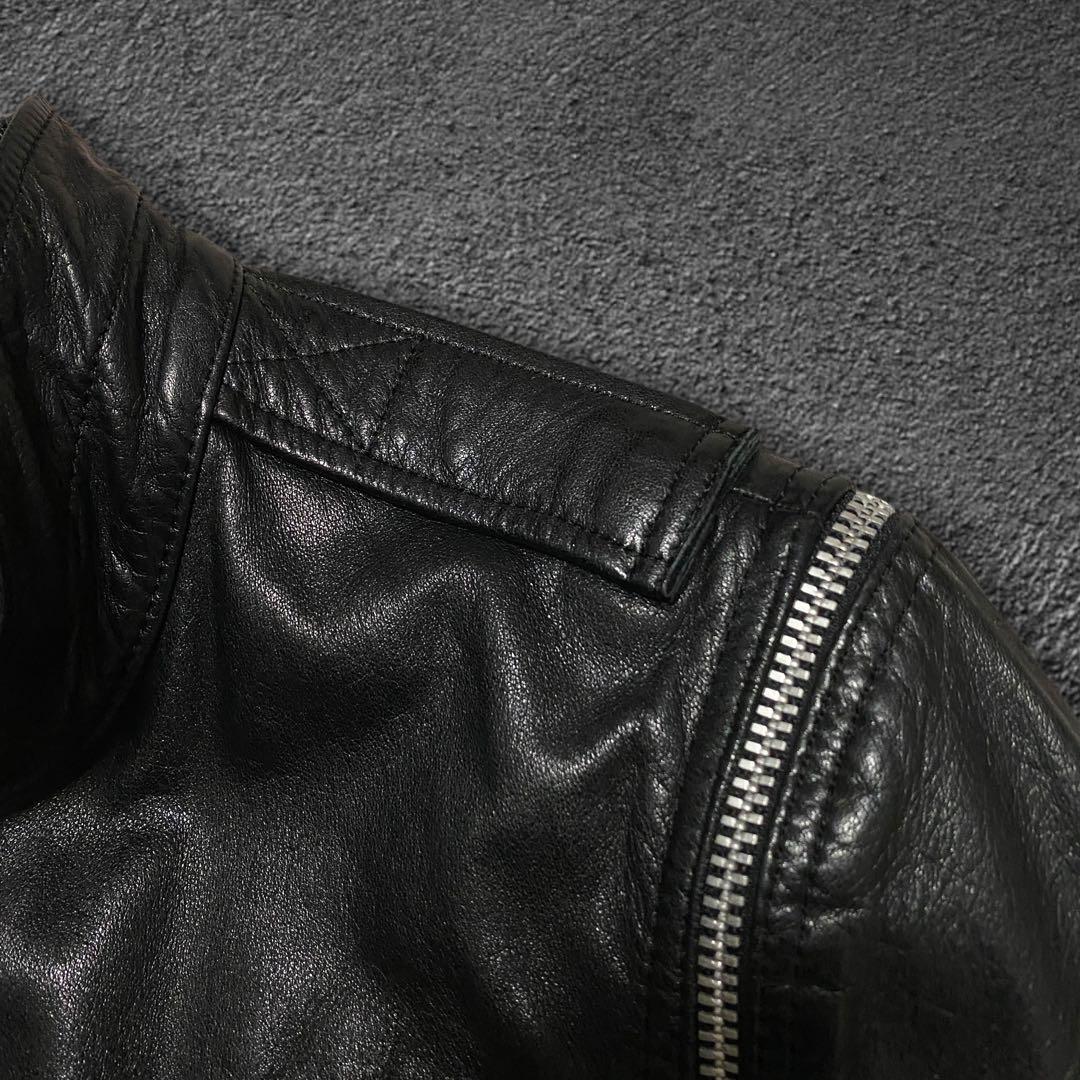 UNDERCOVERISM 07AW 逆八の字 レザー ライダースジャケット