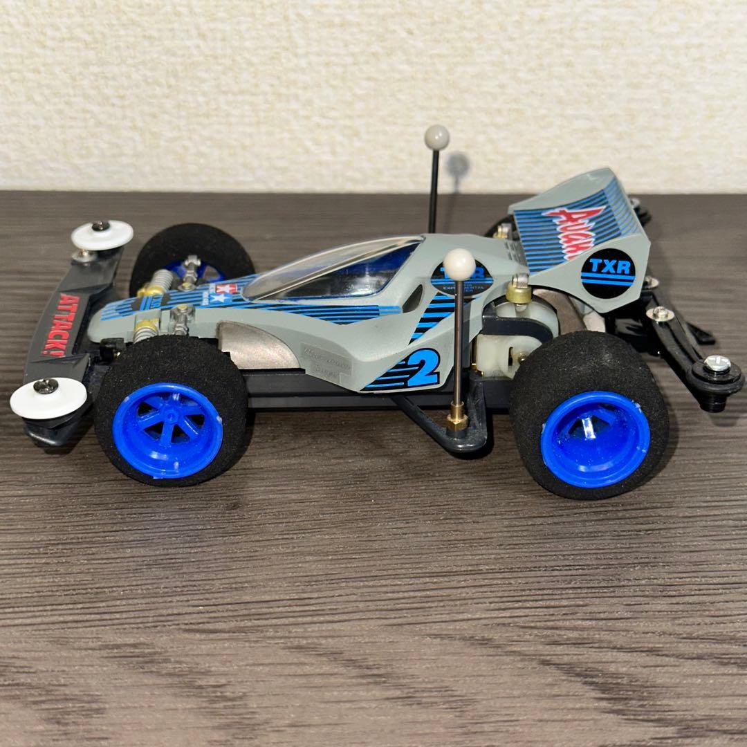 [G11034]ミニ四駆　アバンテJr. ワイドタイヤ　ホイール　ブルー