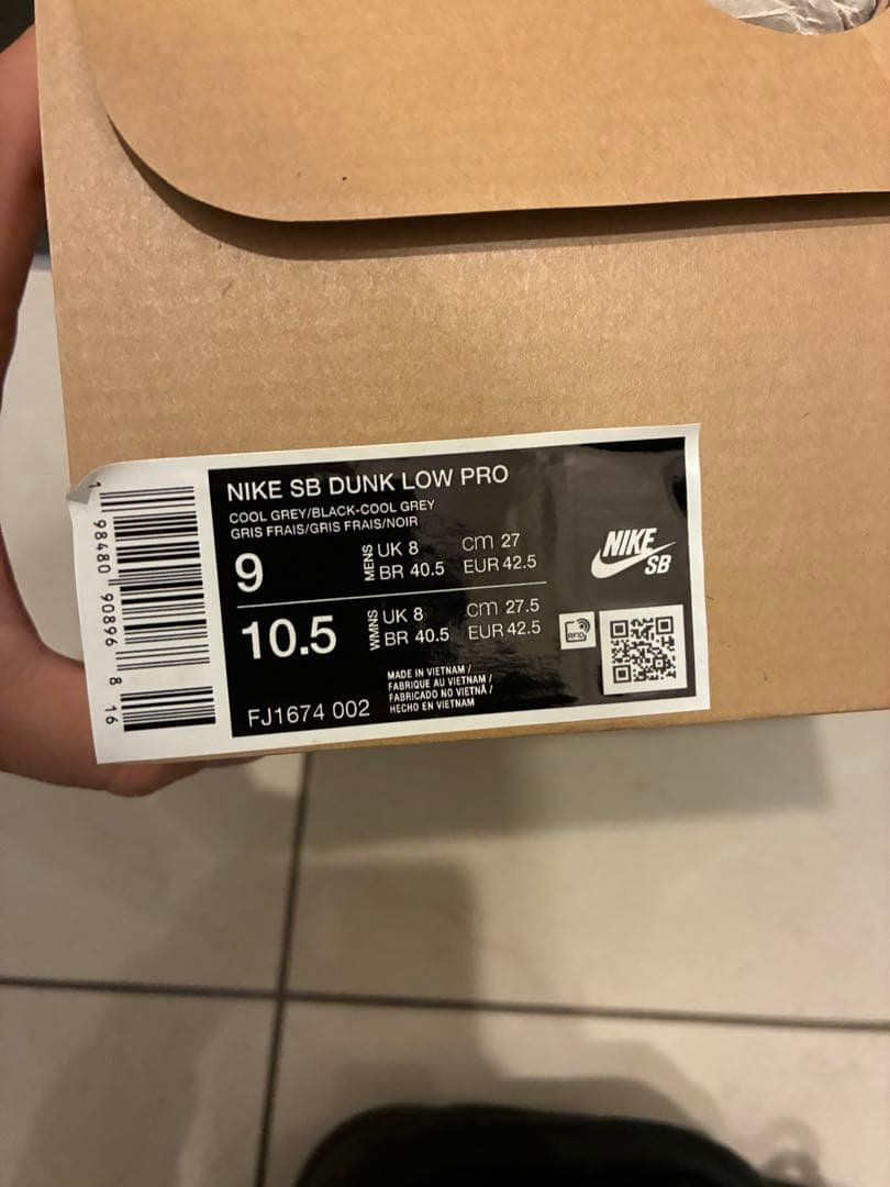 【美品】Nike SB Dunk Low Pro トリプルブラック27.0cm