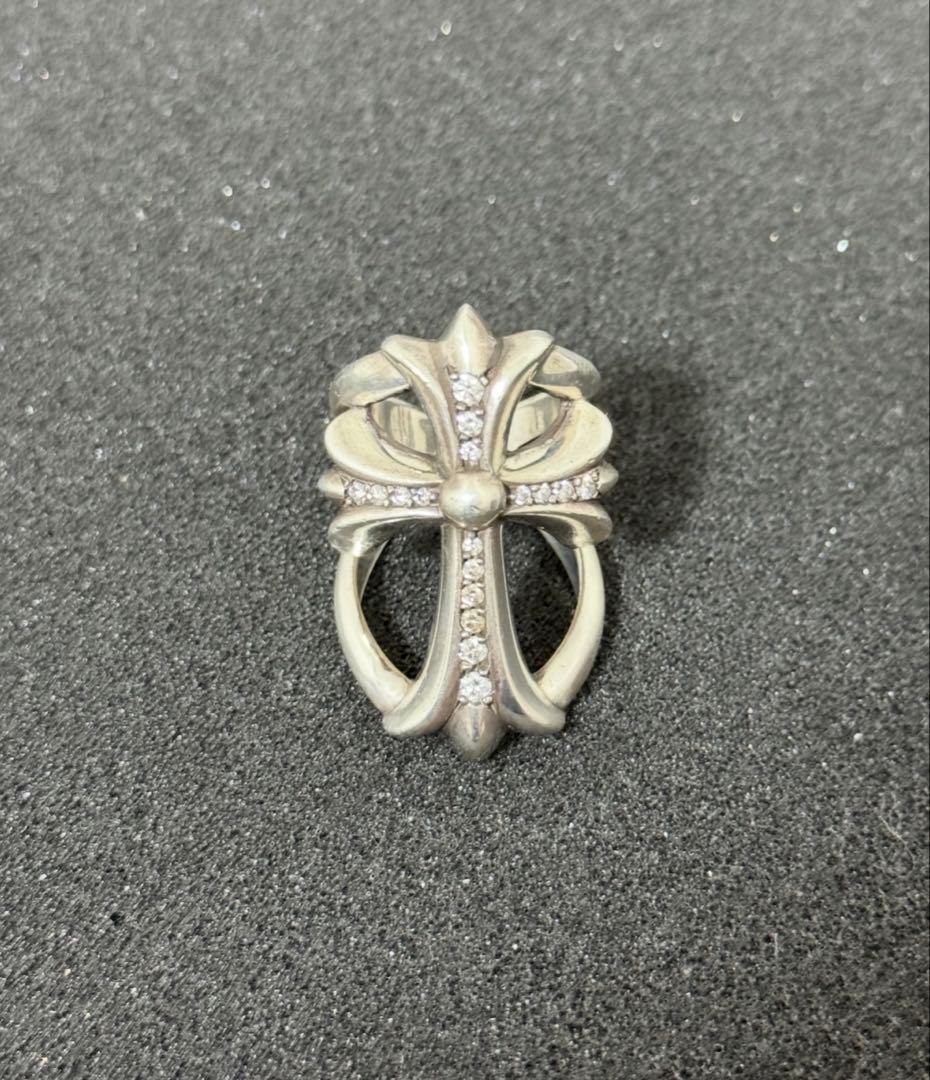 アクセサリー chrome hearts infinity ring pave dia us8