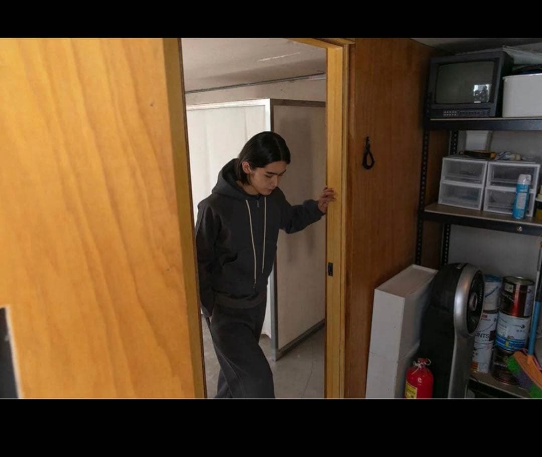 OHOTORO nap waffle zipper hoodie チャコール m