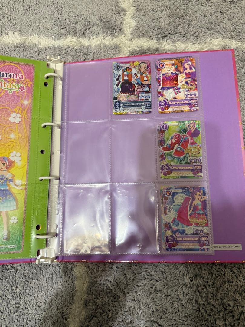 AIKATSU! 9POCKETS BINDERとアイカツカード38枚