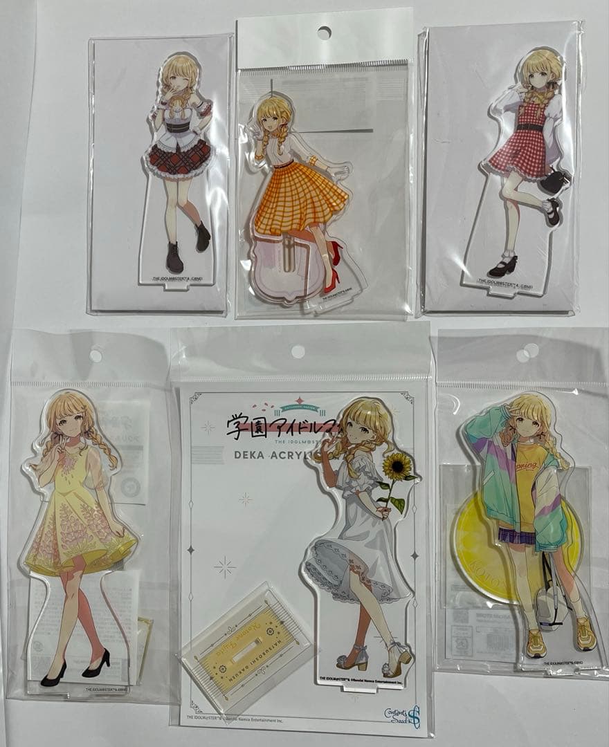 学園アイドルマスター 学マス 藤田ことね アクリルスタンド アクスタ 6種セット