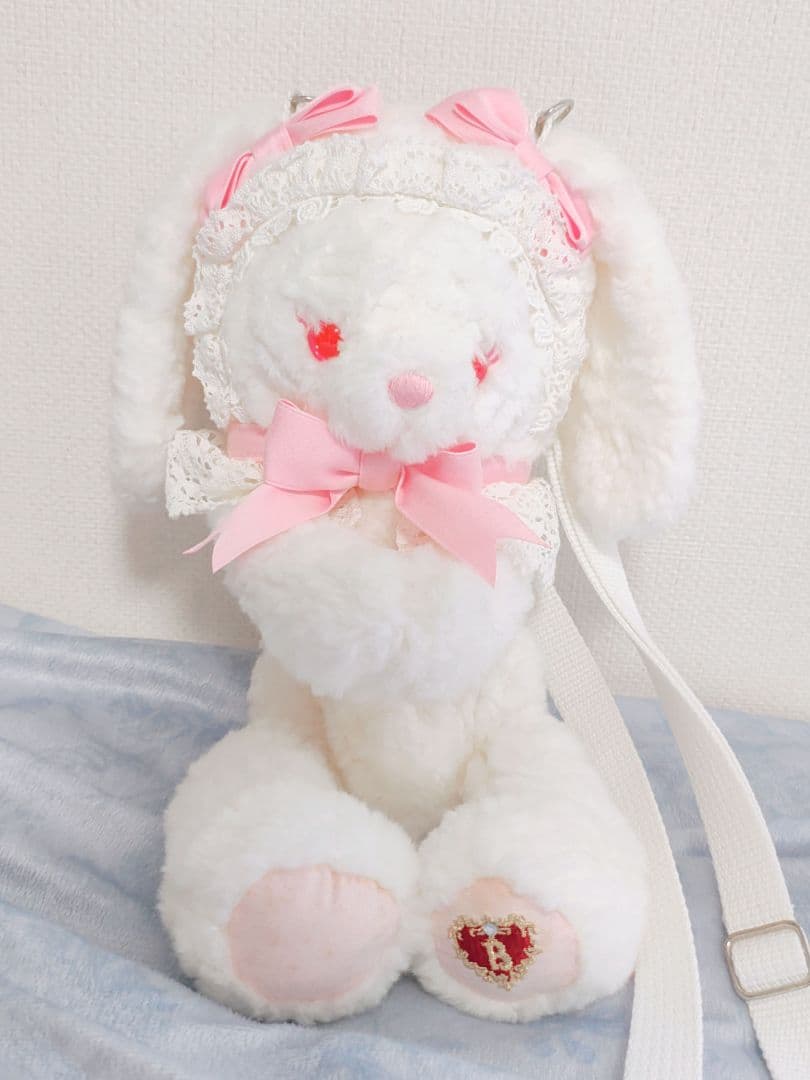 初期うさくみゃちゃんショルダー ホワイト