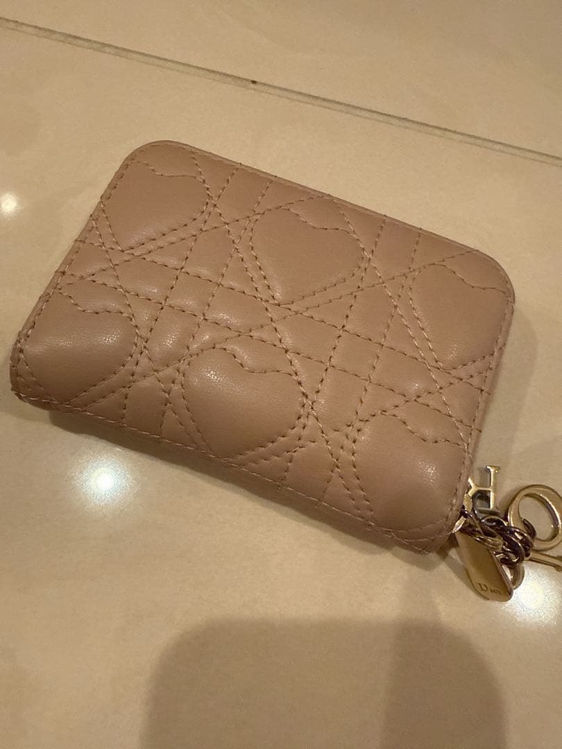 Dior Lady Dior Medium Wallet ピンク