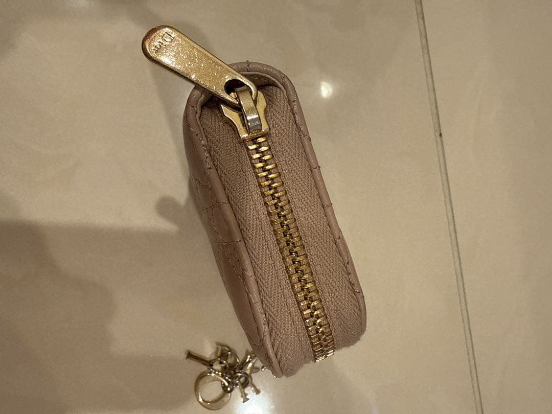 Dior Lady Dior Medium Wallet ピンク