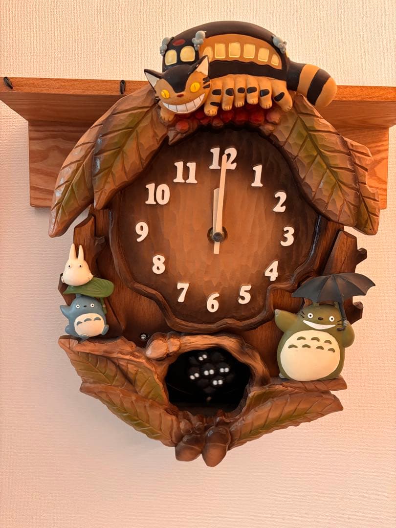 となりのトトロ 掛け時計 振り子 オルゴール　スタジオジブリ
