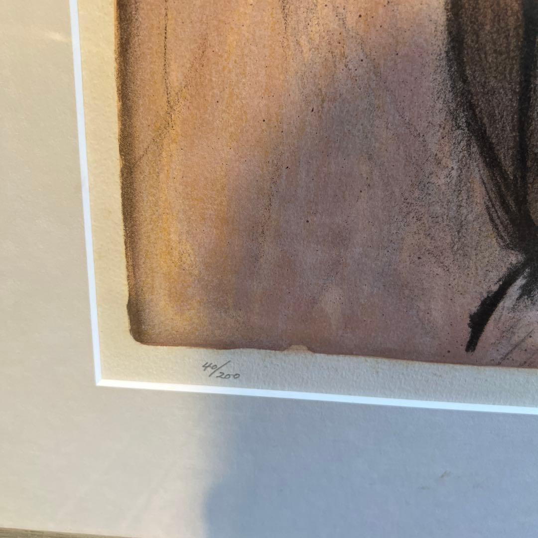 エドガードガ　リトグラフ