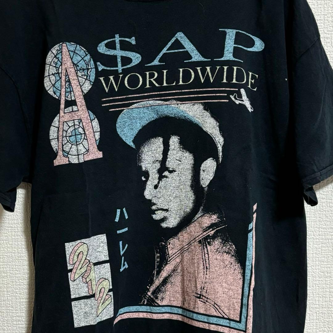 ラップt ASAP ROCKY ワールドツワー　tシャツ　2016