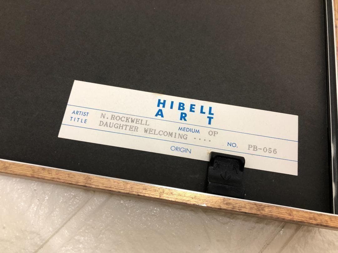 「真作」ノーマン・ロックウェル ドローイング リトグラフ【おかえりなさい】