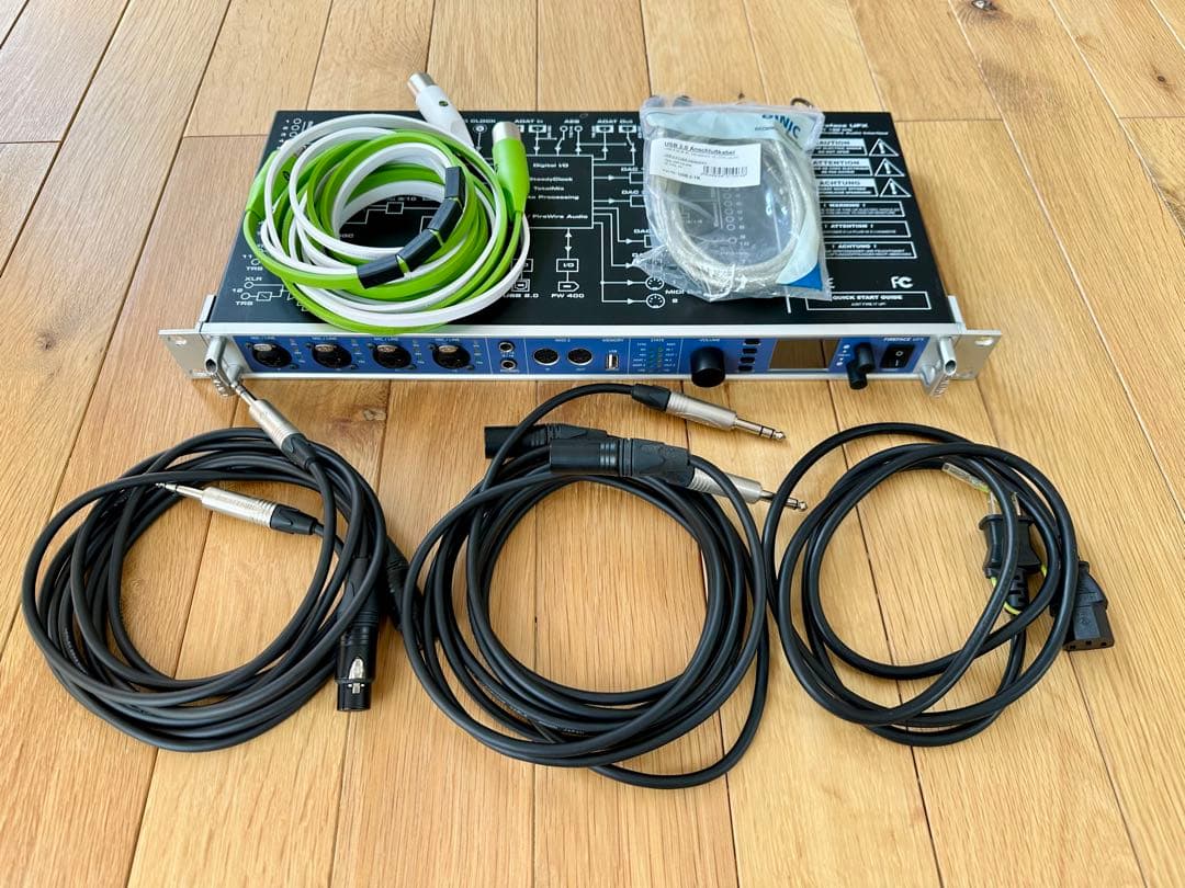 RME Fireface UFX 各種ケーブル付き