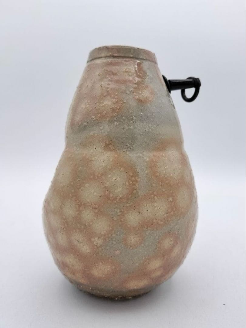 b264 掛花入 萩 13代 田原陶兵衛 木箱 茶道具 古物