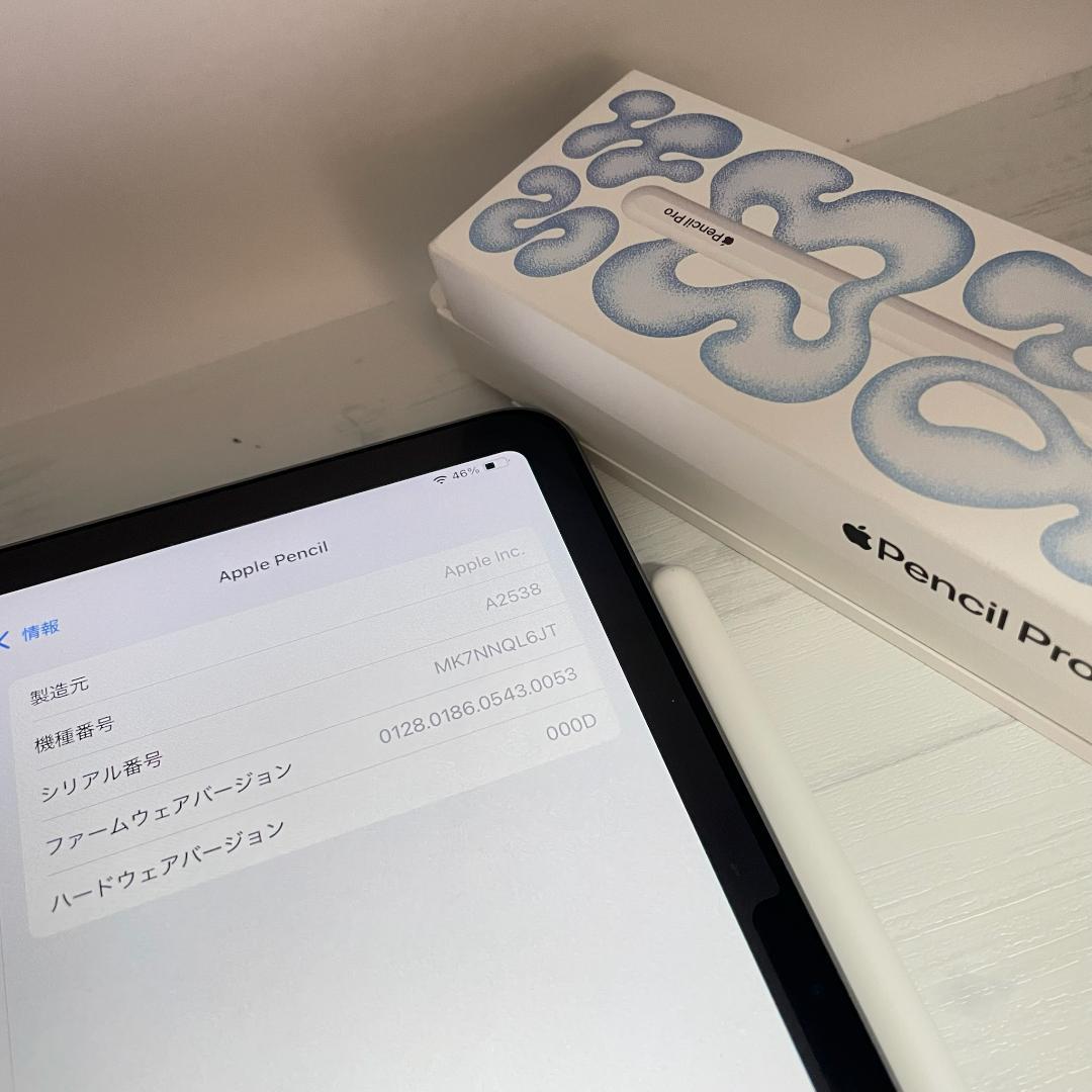 動作確認済み！【純正品】Apple Pencil Pro 本体＋箱類