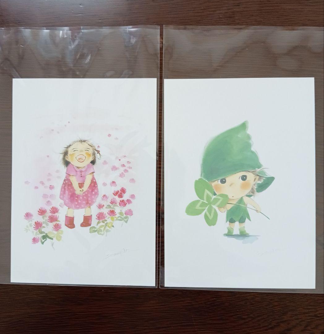 たかたのりこ　水彩画