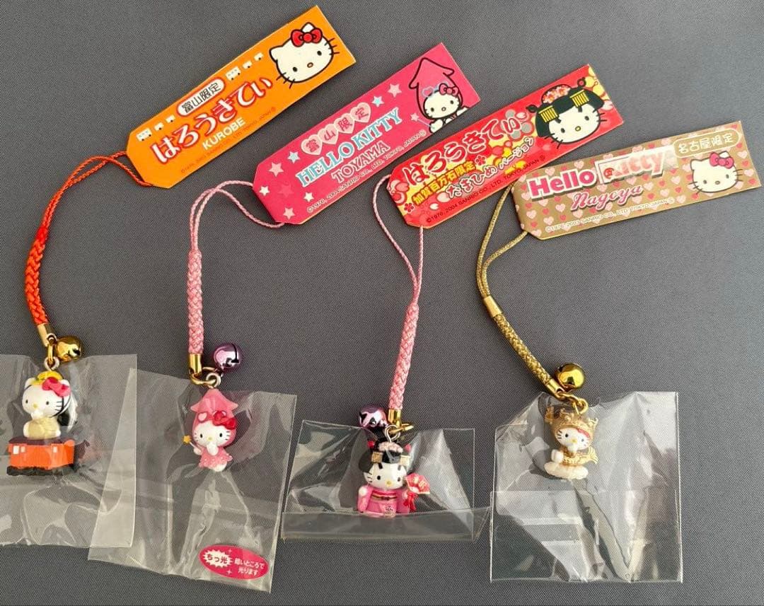 ハローキティ ご当地キティ ストラップ 根付　まとめ売り キティちゃん