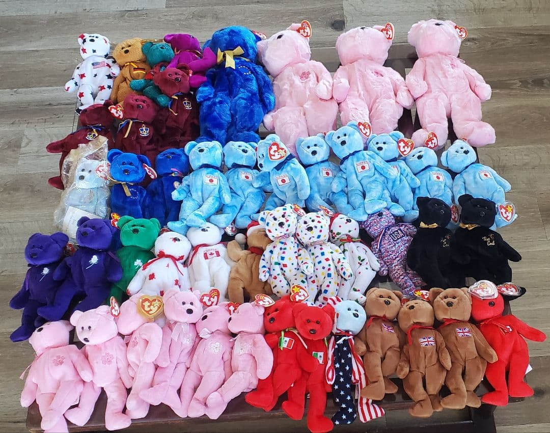 2000年頃のBeadie Babies 43体セット（すべて未使用・美品)