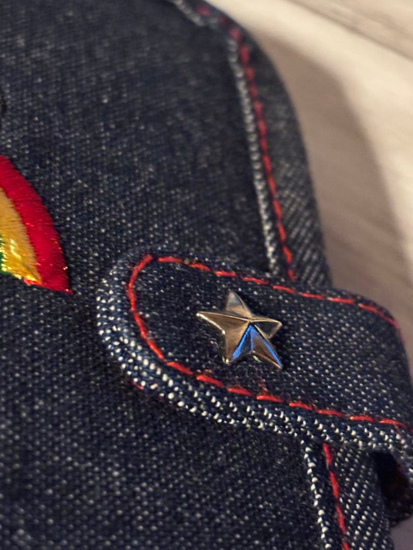 公*o様 スヌーピー マルチケース デニム調