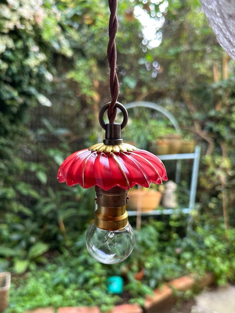 ＊ひーこページです＊ ① 『クランベリーガラスの可愛いアトリエランプ＊』