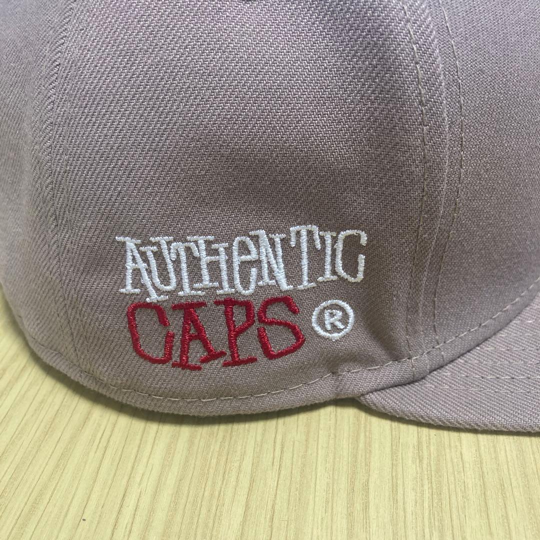 ハルノ　美品Stüssy 59FIFTY ベージュ キャップ 7 1/2