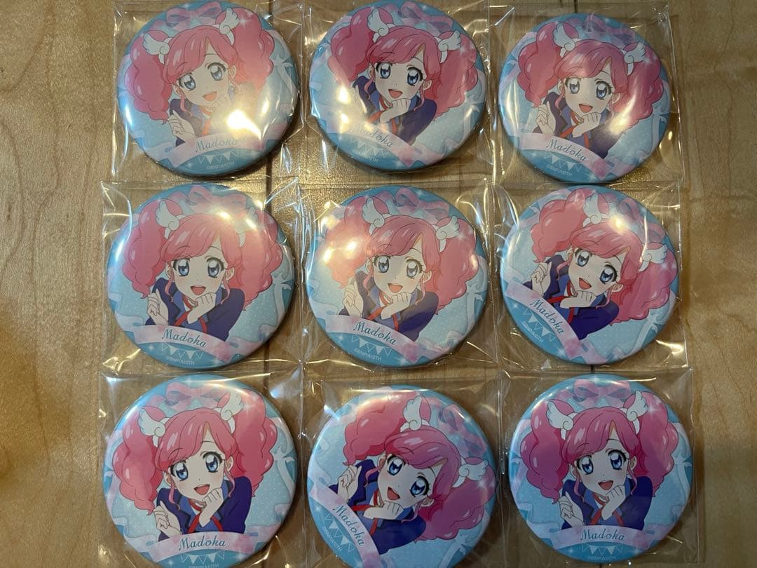 アイカツ 天羽まどか 缶バッジ バースデー缶バッジ 9点