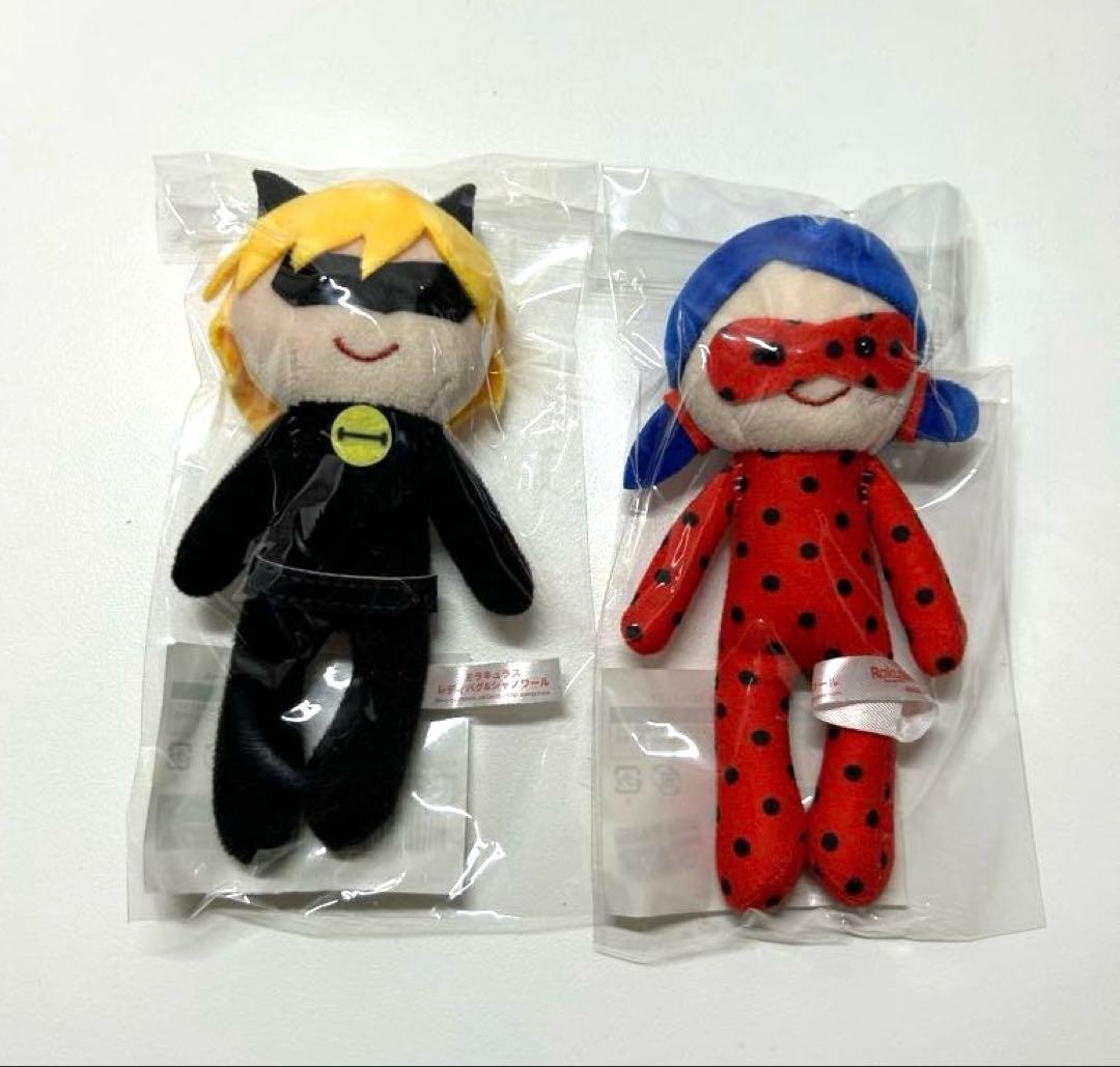 ミラキュラス　シャノワール　レディバグ　ぬいぐるみ