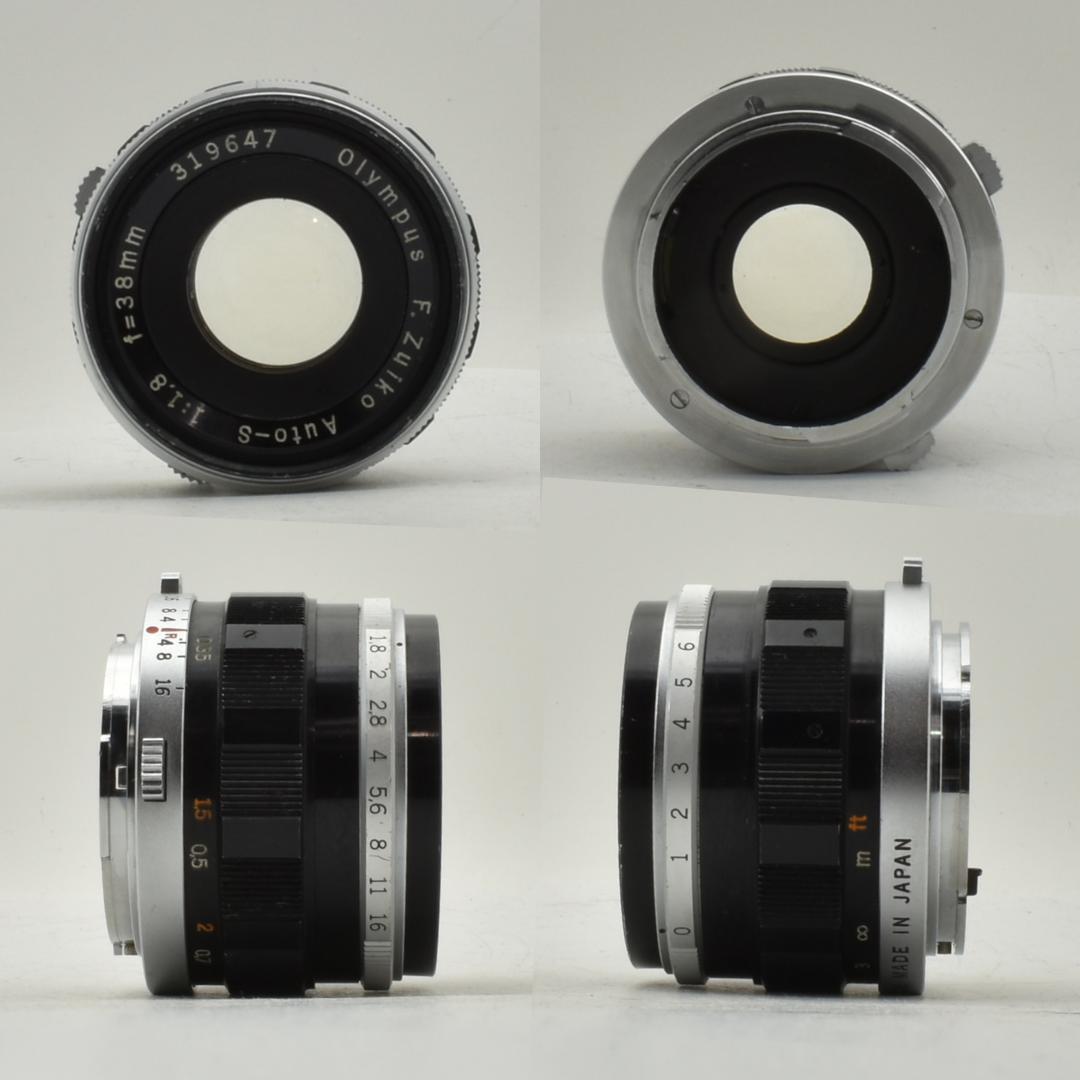 整備済 Olympus PEN FT 38mm F1.8 TTL 露出計動作OK