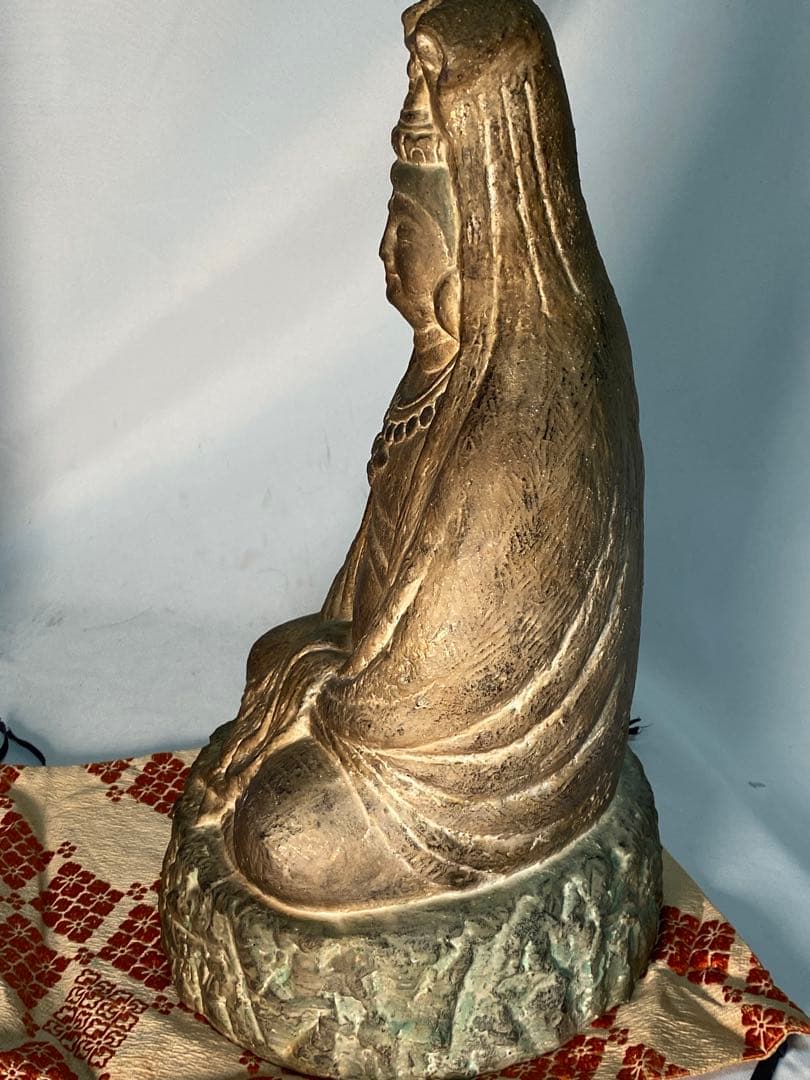 1514❣️ 池田方彩　作品　白衣観音　像