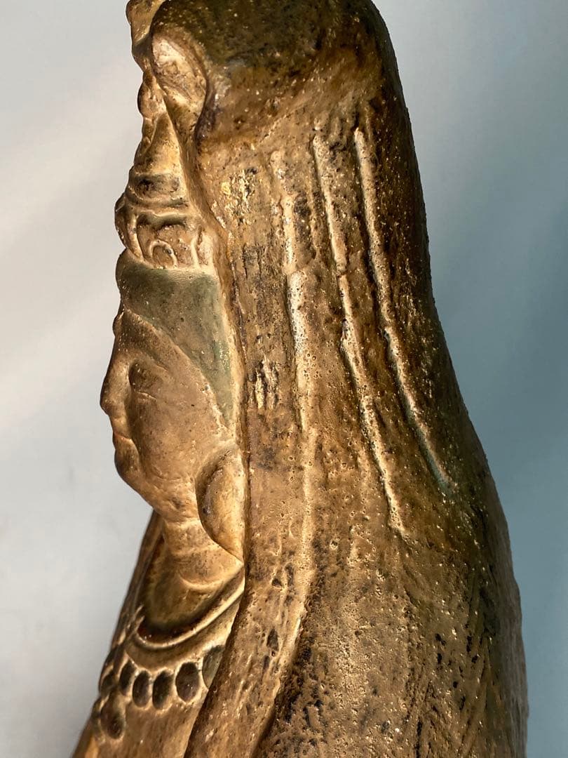 1514❣️ 池田方彩　作品　白衣観音　像