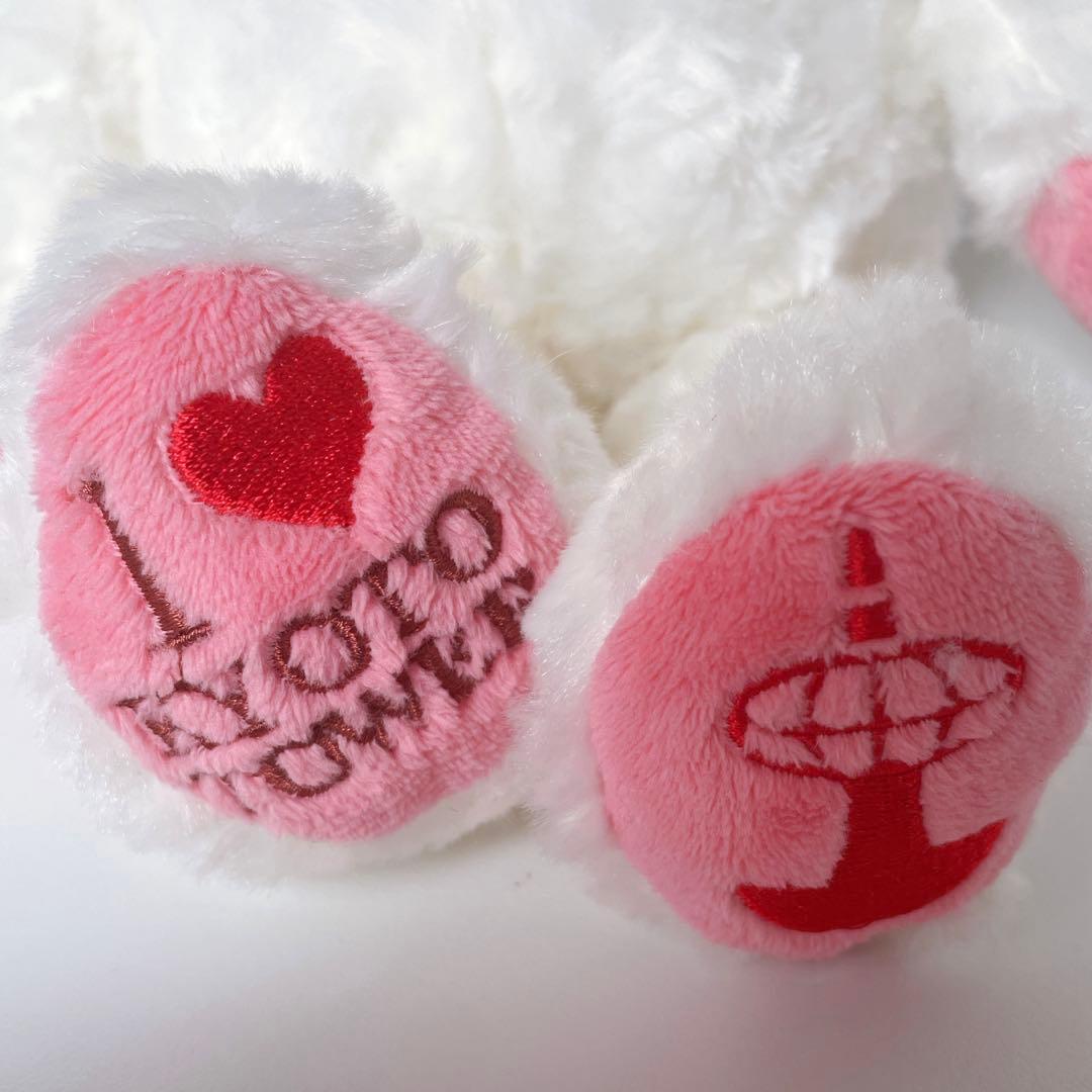 レア 廃盤 希少品 ご当地ベア 京都タワベア ホワイト ピンク かわいい