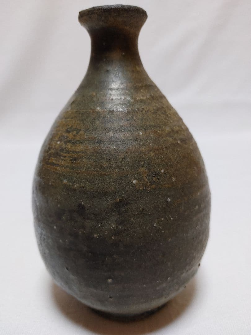 丹波焼　やき〆徳利　石田陶春作