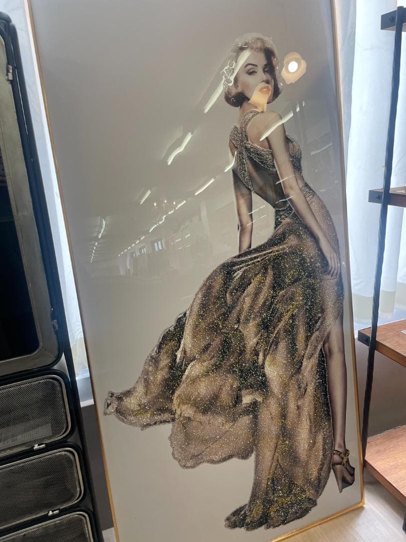 マリリン モンロー Marilyn Monroe アートパネル 特大 水晶絵
