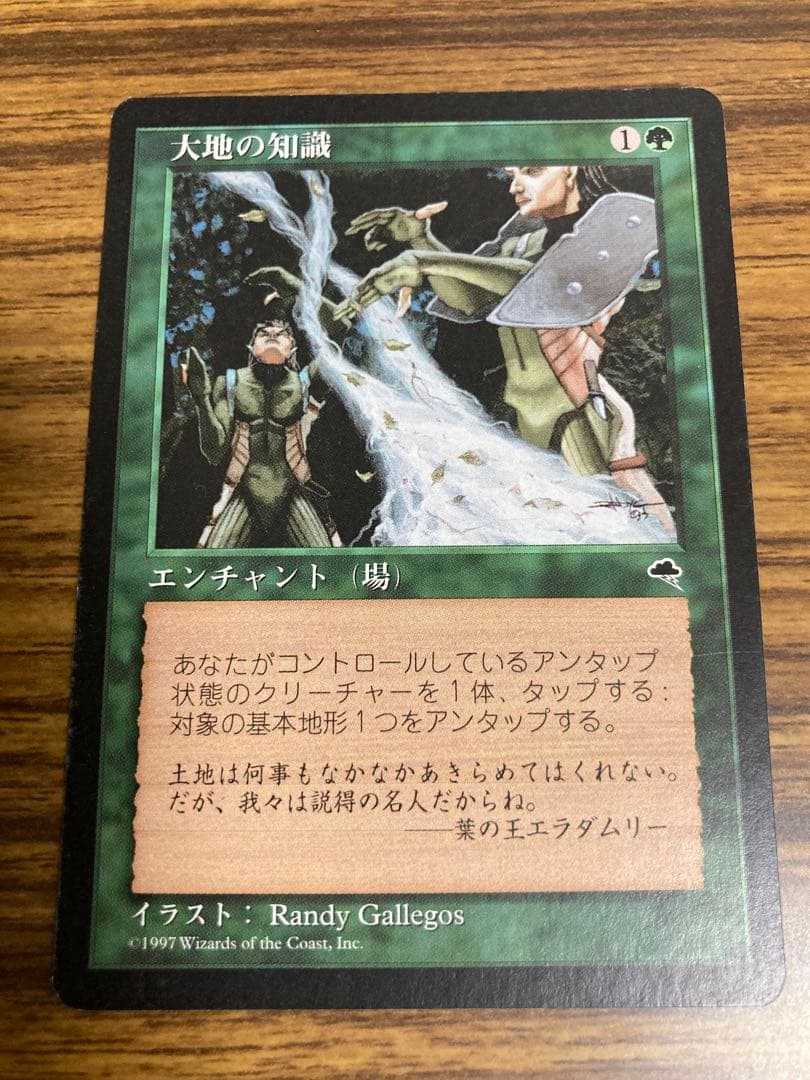 MTG 大地の知識/Earthcraft 日本語　2枚　エラダムリー1枚付