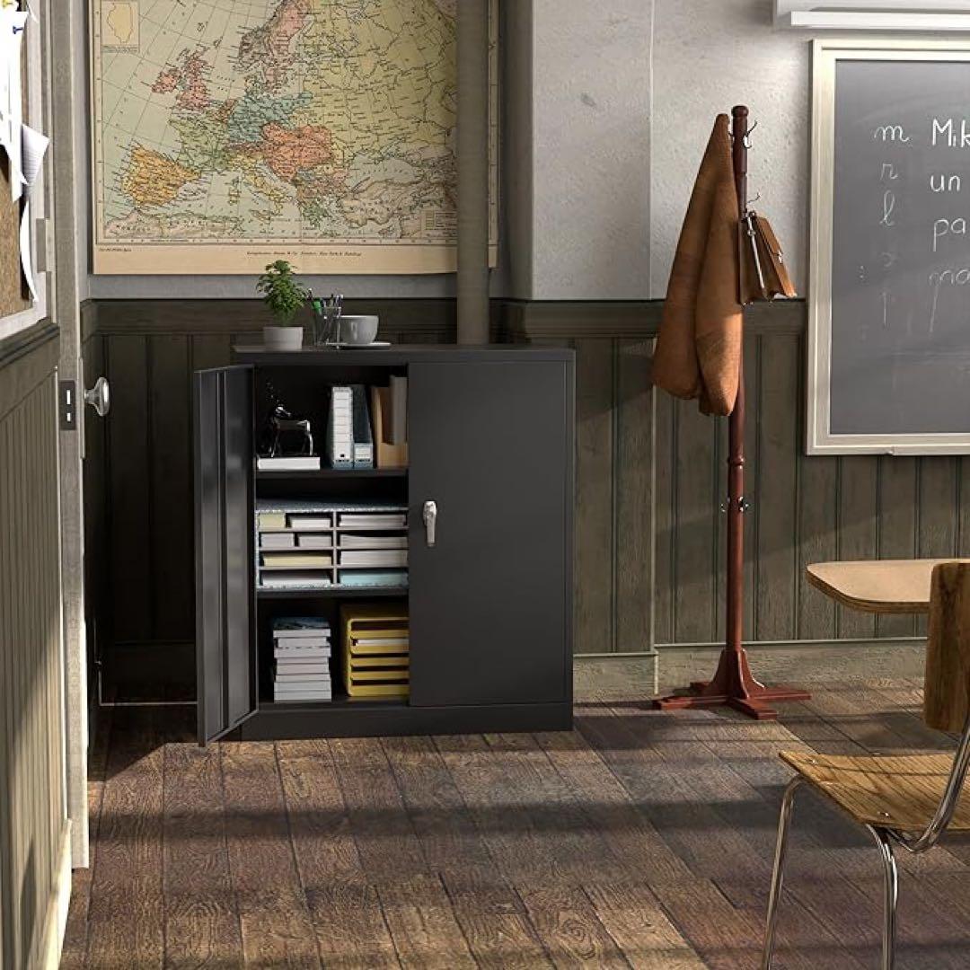 ブラックキャビネット A4サイズ対応 3段収納