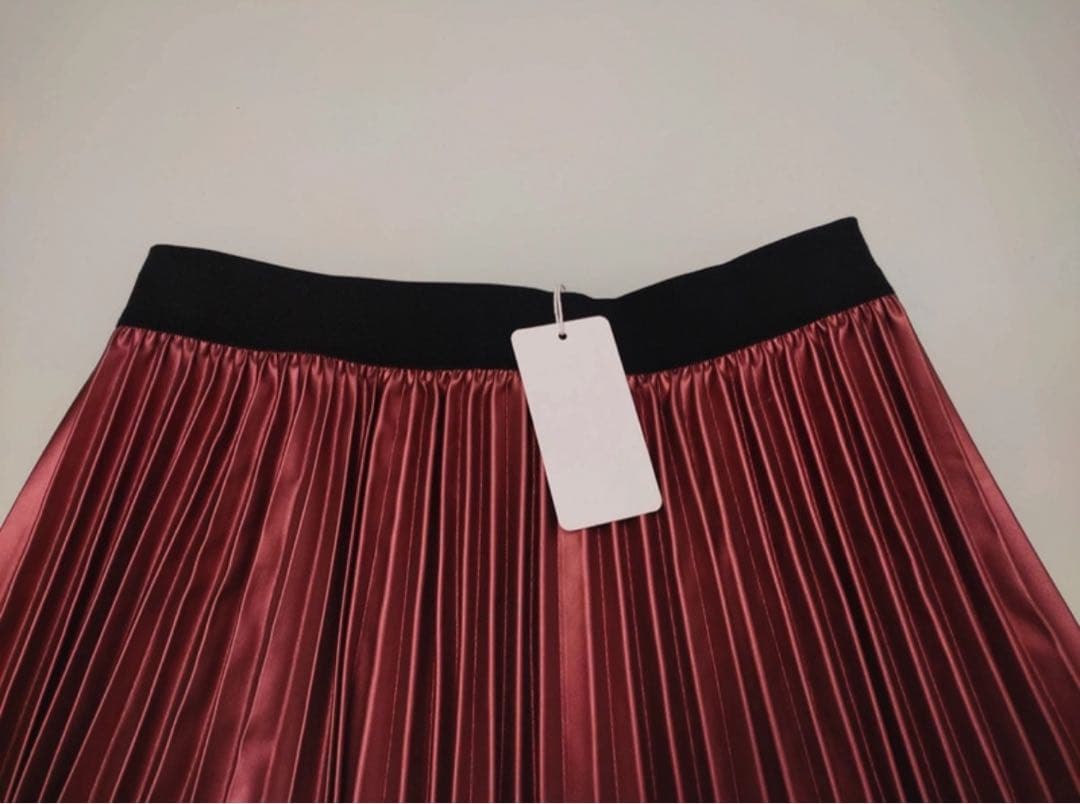 Max & Co. メタリックプリーツスカート 未使用タグ付き